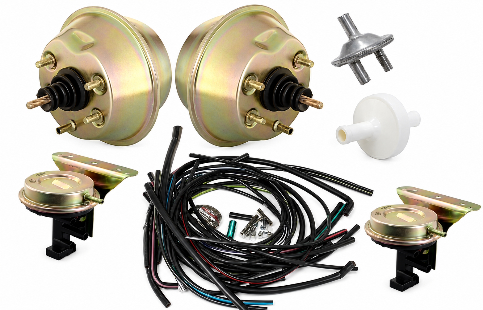 C3 Corvette vacuum headlight actuator system